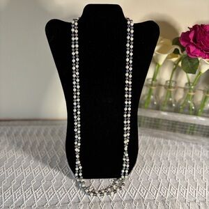 Genuine Natural 6-7mm Multi-color Freshwater Pearl Necklace 72 Circumference.‎